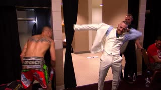 Ковбой и МакГрегор за кулисами