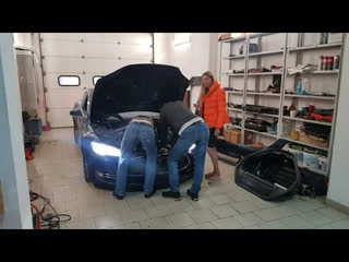 Ремонт автомобилей - Моя Тесла. Видео аварии. Что с ПТС? Tesla Model S. Лиса рулит. Елена Лисовская