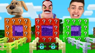 ВЫБЕРИ ЛАКИ ПОРТАЛ ГЛЕНТ ПРИВЕТ СОСЕД МАЙНКРАФТ